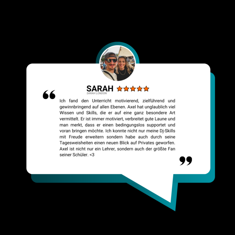 Feedback Sarah
